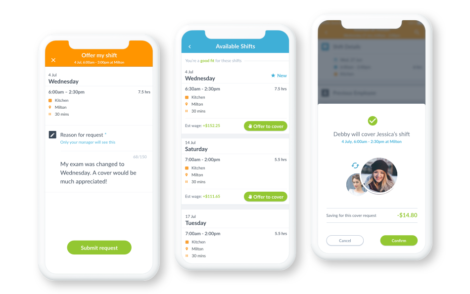 app gestione turni e presenze dipendenti con comunicazioni e cambio turni in un attimo